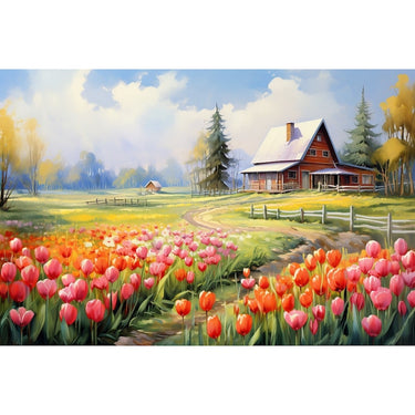 Tulip Farm canvas